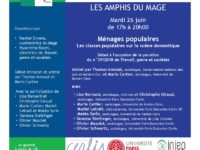 <strong>Le 26 juin</strong> – Amphis du Mage