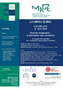 2016.10.06. Femmes dirigeantes - Programme