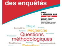 <strong>7 décembre </strong> – La considération des enquêtés