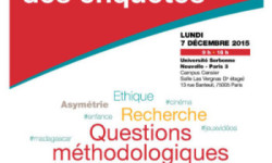 <strong>7 décembre </strong> – La considération des enquêtés