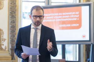 5eme remise des prix de l'observatoire du bonheur le 9 nov 2015-Lauréats : Ghislain Leroy & Cécile Armand