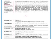 <strong>Le 7 novembre </strong> – Reprise du Séminaire de Roger Sue sur la Contresociété