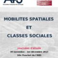 <strong>Les 30 novembre-1er décembre > – Interventions de J. Bidet, E. Gueraut, G. Lejeune aux JE « Mobilité spatiale et classes sociales »