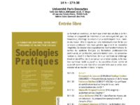 <strong>Le 25 janvier </strong> – Présentation du n°35 de Sociologies Pratiques