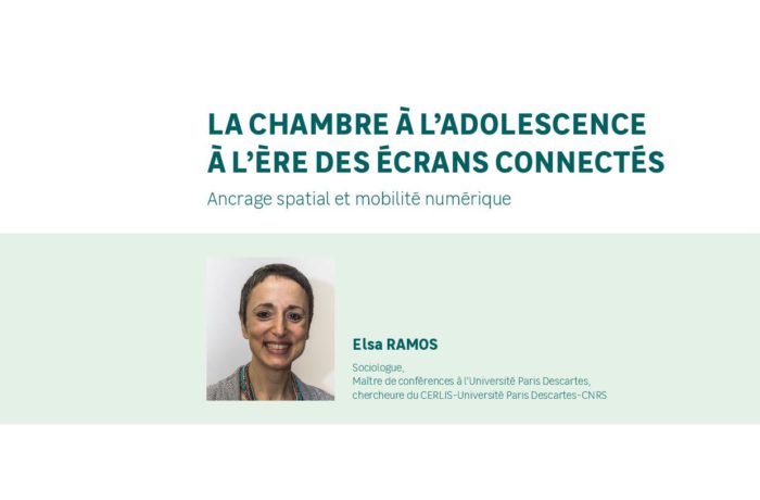 La chambre à l’adolescence à l’ère des écrans connectés. Ancrage spatial et mobilité numérique