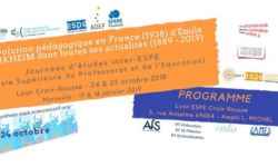 <strong>Les 24-25 octobre</strong> – JE “L’Évolution Pédagogique en France dans toutes ses actualités”