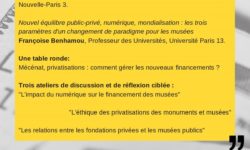 <strong>Le 5 mars</strong> – JE “Les musées et l’argent”