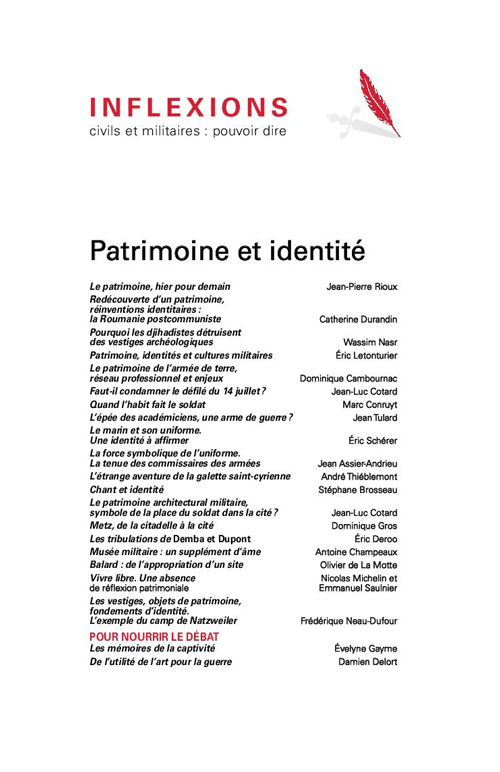 Patrimoine et identité