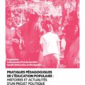 <strong>Les 27-28 mai 2024 > Colloque “Pratiques pédagogiques de l’éducation populaire”